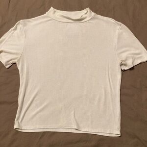 Caution To The Wind White Short Sleeve Top